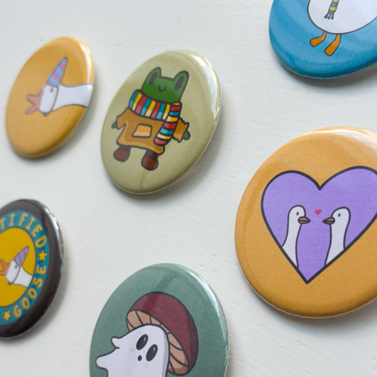 Large Silly Goose Honking Button