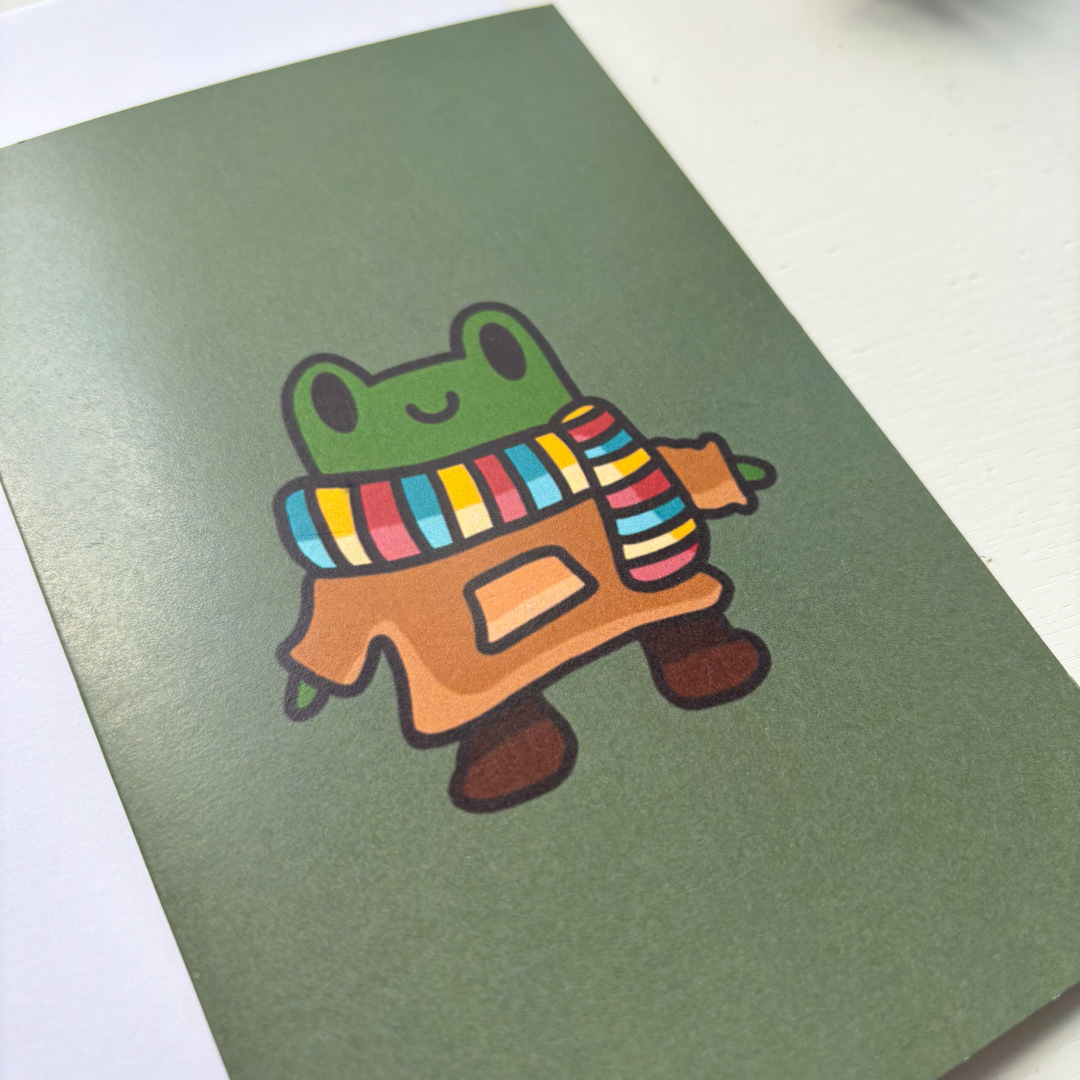 Just Cozy Freg Greeting Card