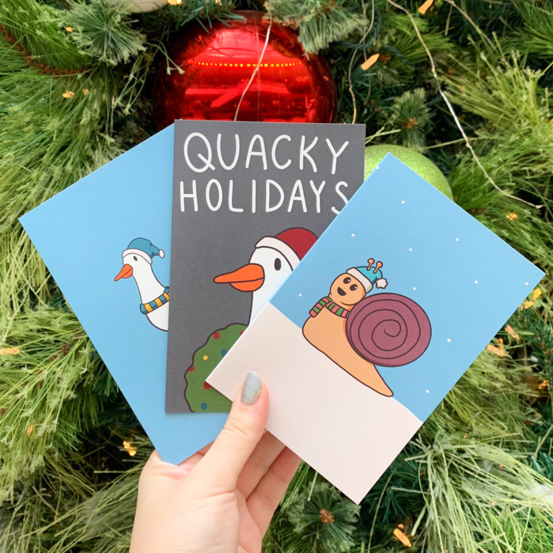 Sir Quackerton Christmas Card