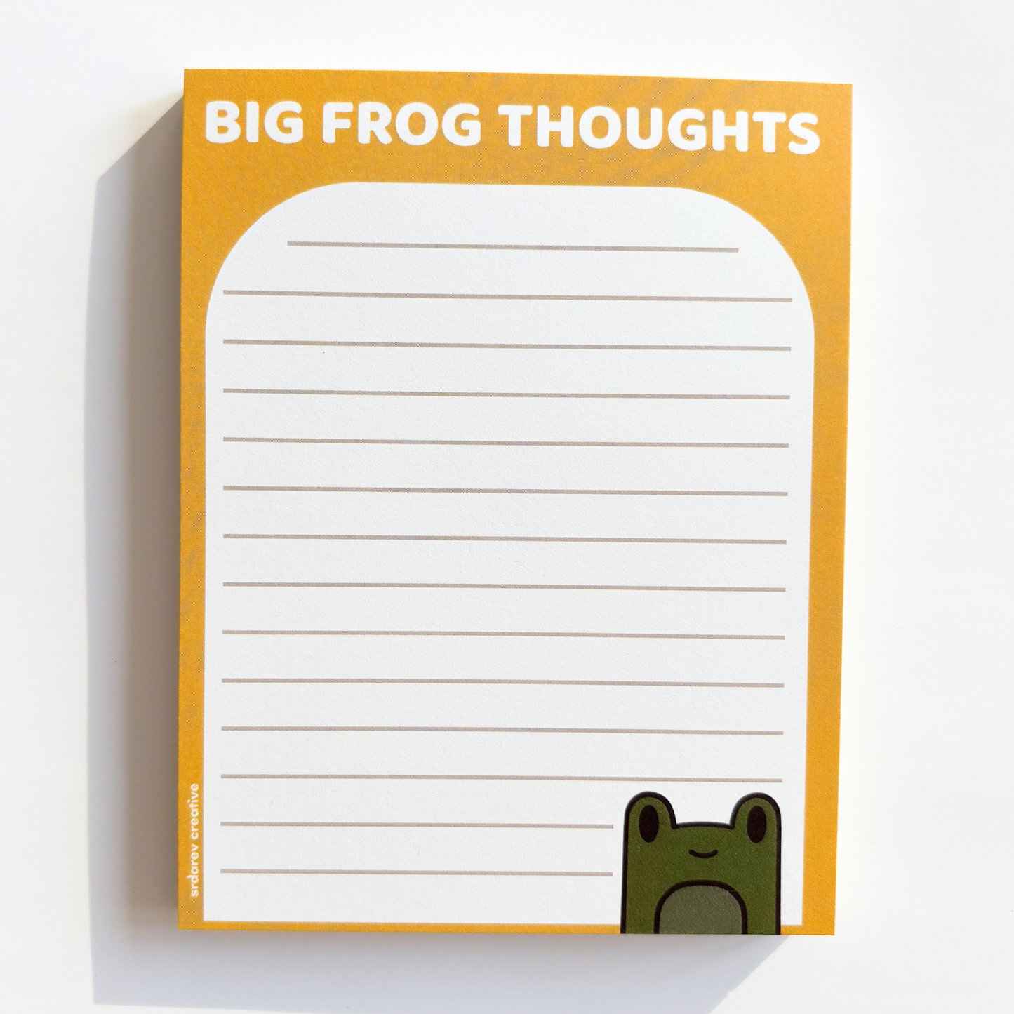 Big Frog Thoughts Notepad