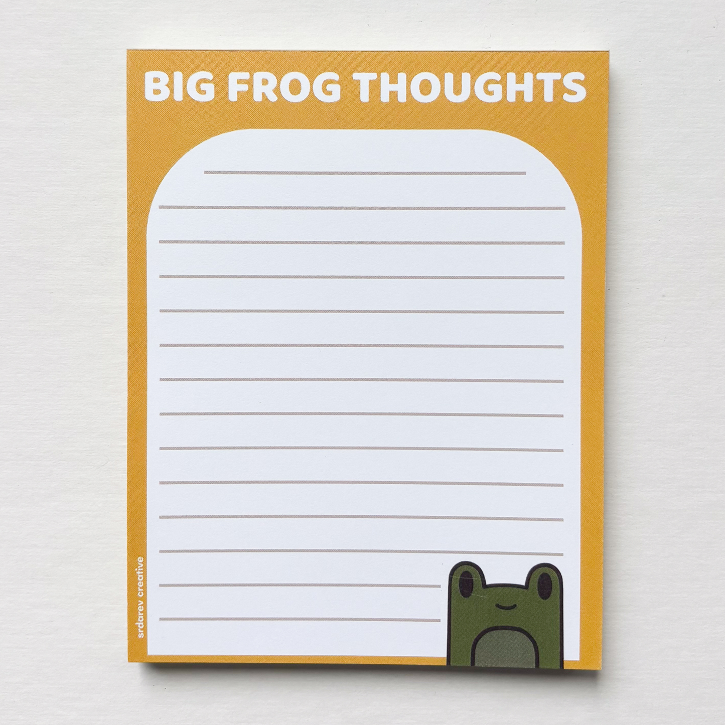 Big Frog Thoughts Notepad