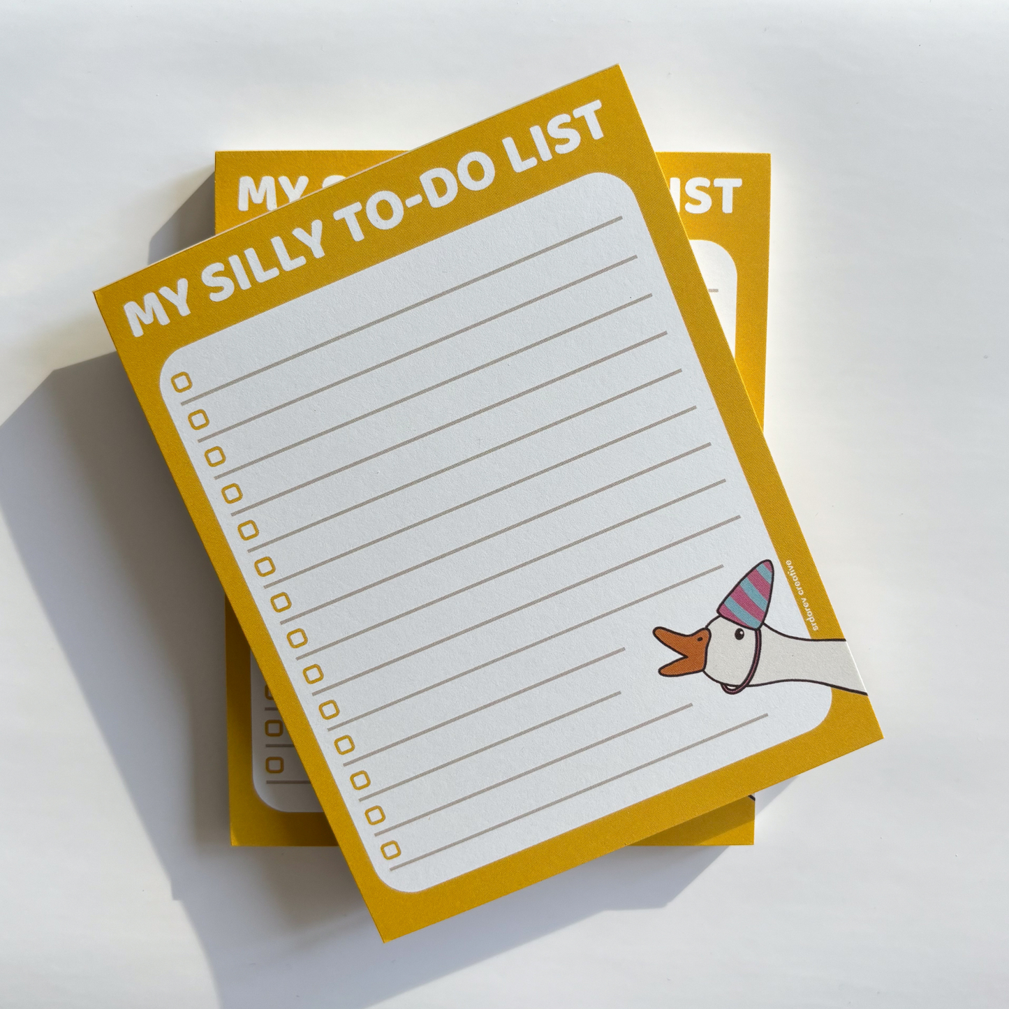 My Silly To-Do List Notepad