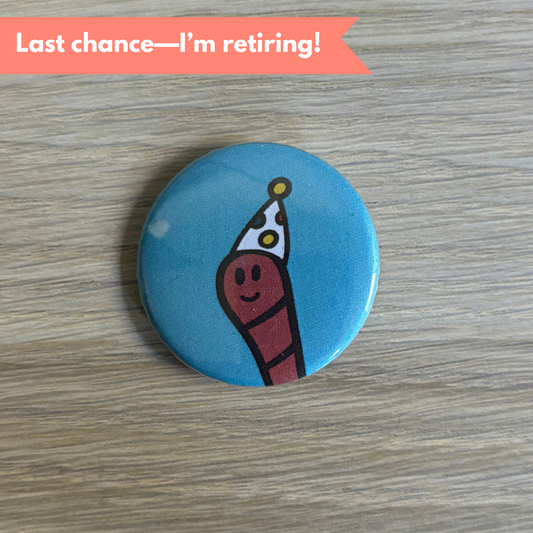 Wormie Pin - 1.5 inch