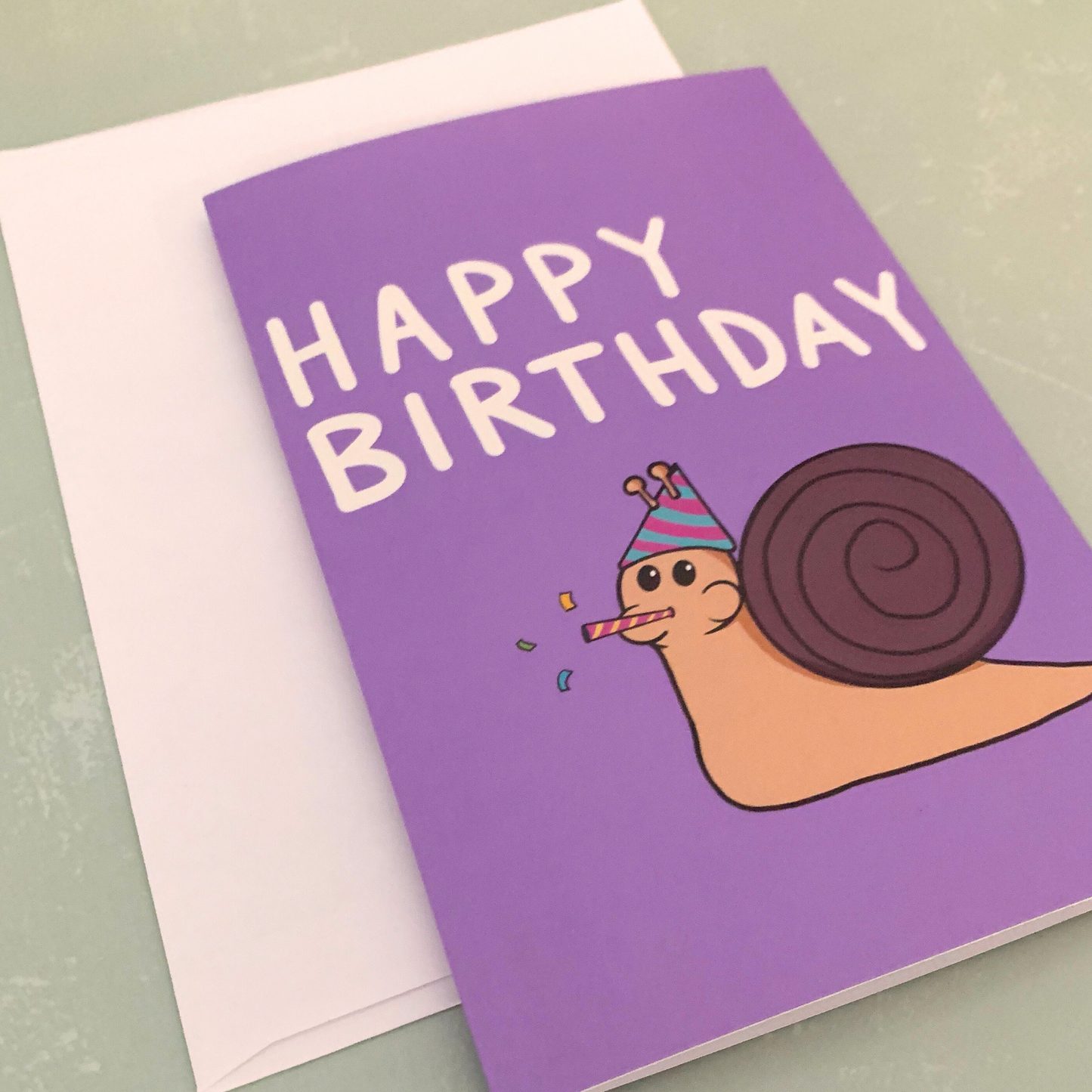Todd the Snail Birthday Card