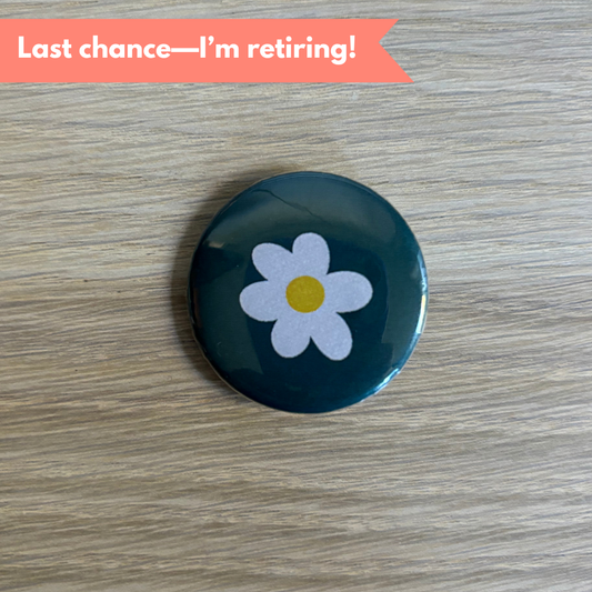 Flower Pin - 1.5 inch