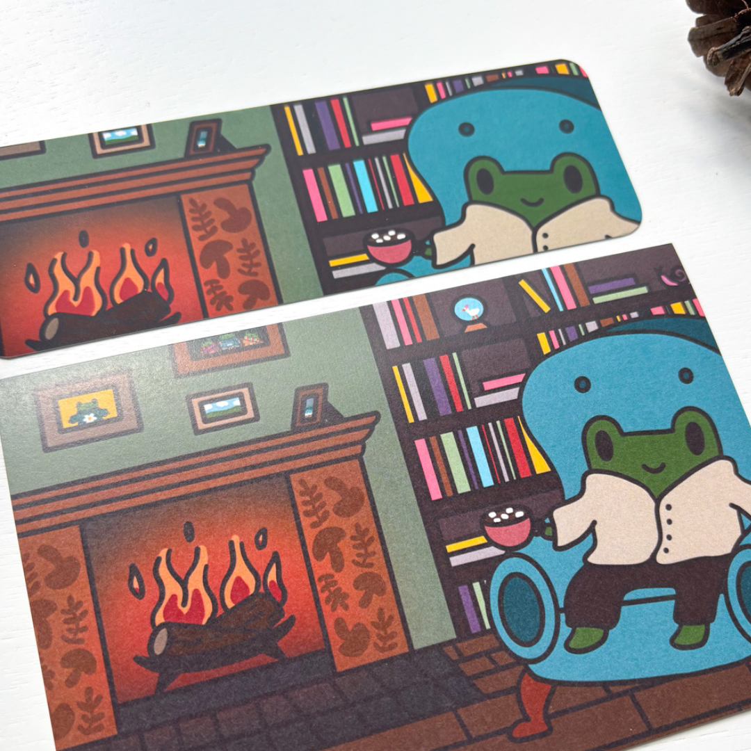 Freg by the Fire Bookmark