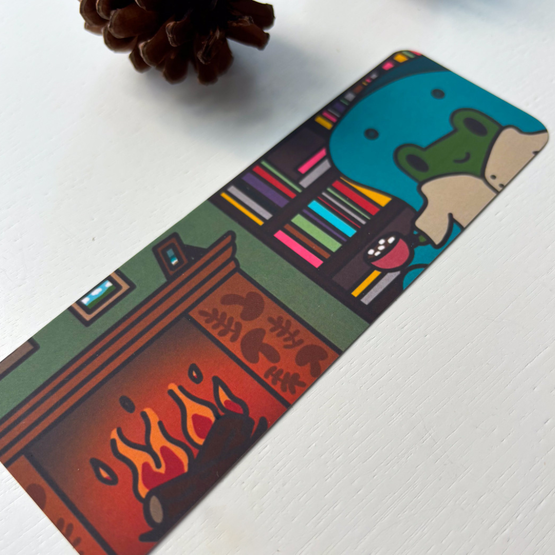 Freg by the Fire Bookmark