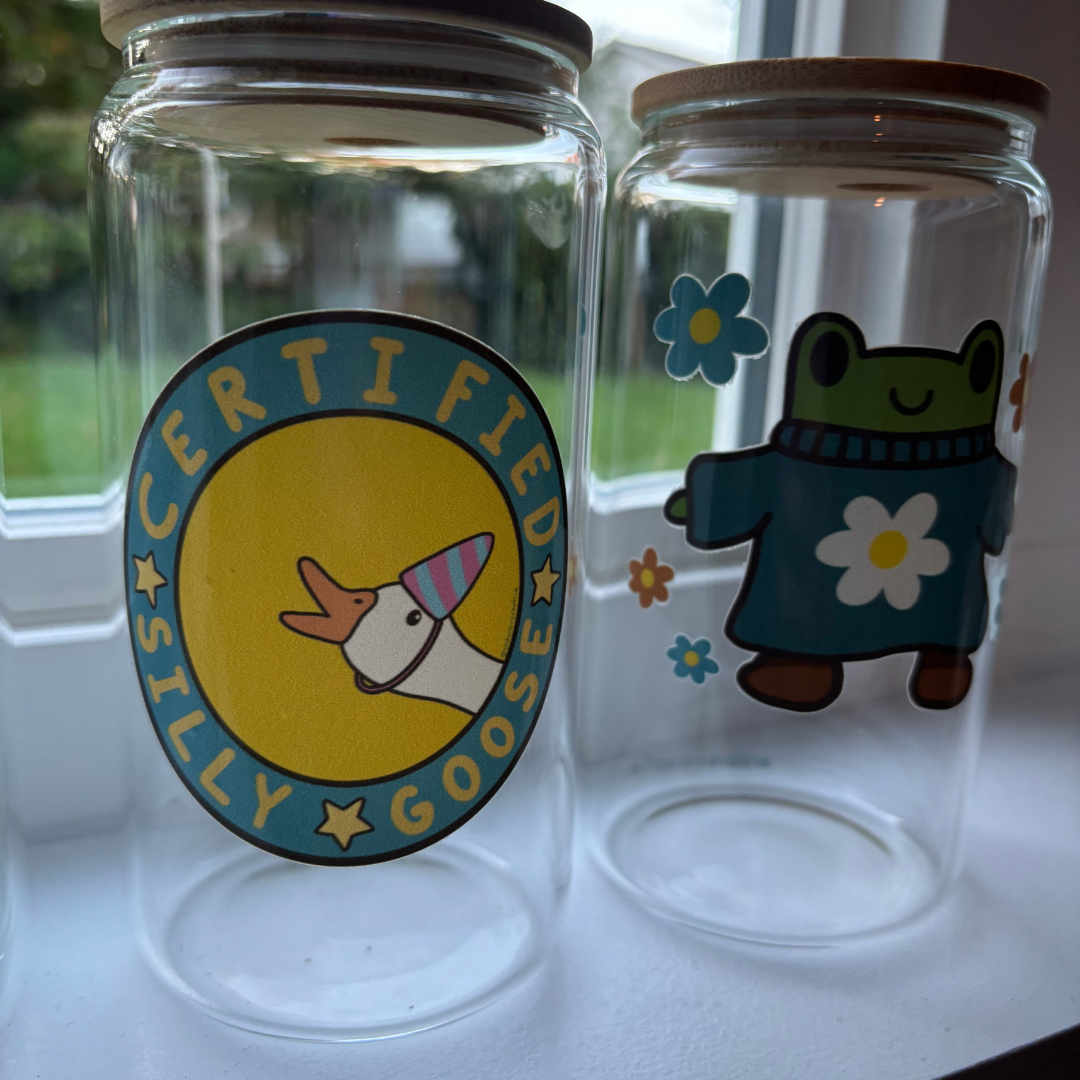 Freg Frog Glass Tumbler