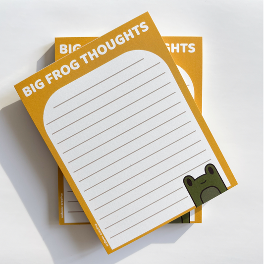 Big Frog Thoughts Notepad