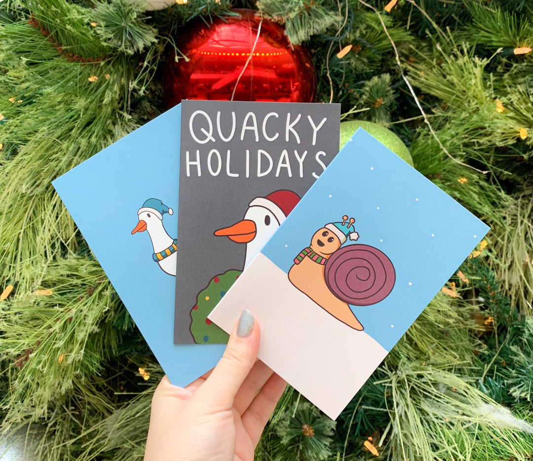 Quacky Holidays Christmas Card