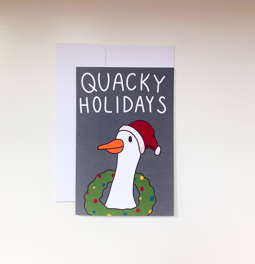 Quacky Holidays Christmas Card