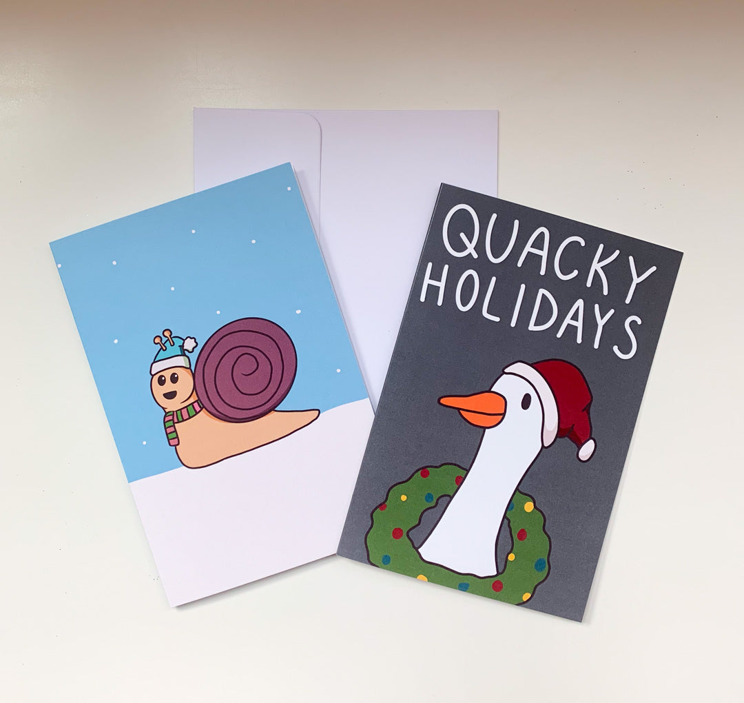 Quacky Holidays Christmas Card