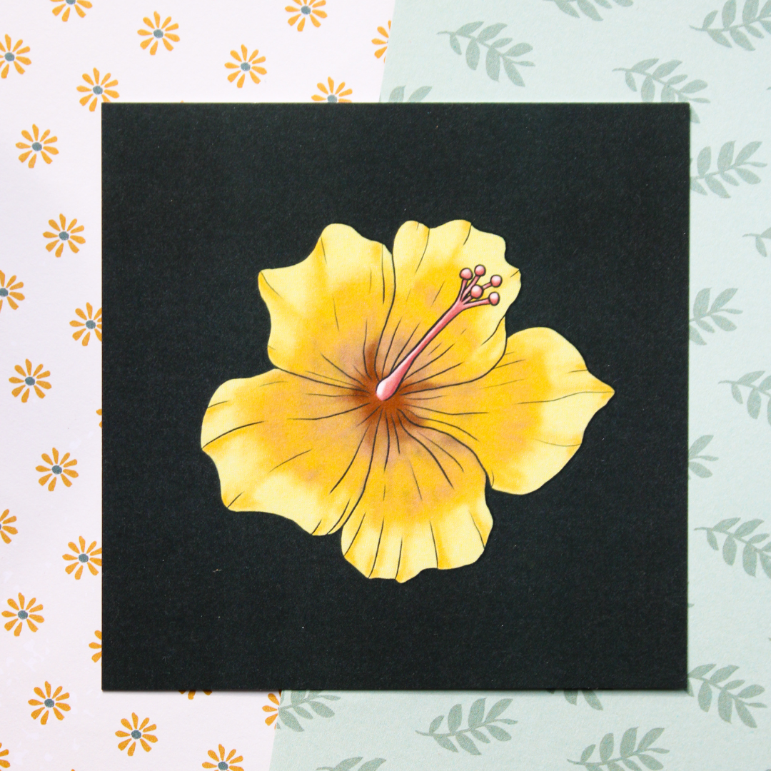 Hibiscus Mini Art Print