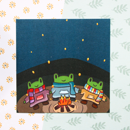 Cozy Fregs Mini Art Print