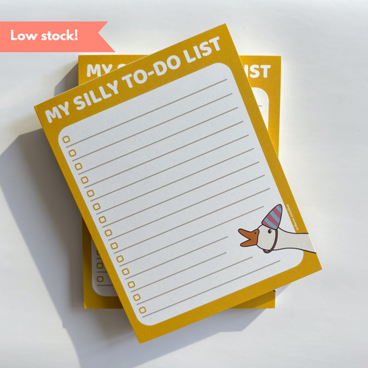 My Silly To-Do List Notepad